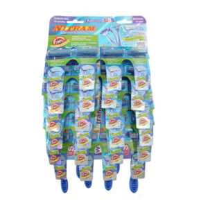Planilla grande de 24 rastrillos plásticos, triple navaja, usos varios / nitram