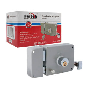 Cerradura de sobreponer, metálica anticorrosión, nivel de seguridad alta + juego de llaves / rm71521l / rm-71521l