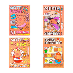 Libreta de pasta dura con resorte y estampado de capibara, variedad de modelos / capybara / sh-a52517