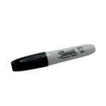 1pza plumón marcador sharpie permanente de punta gruesa, color negro / 241180 / sharpie chisel black 12ct os box / 092382