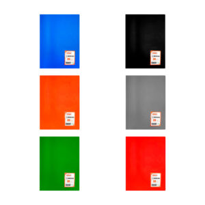 Folder / carpeta tipo recopilador con 30 protectores transparentes para archivos, variedad de colores / titiko / display book / sn-009-30j