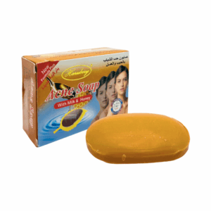 Jabón en barra anti acné con extracto de leche y miel, 135g / acne soap / soap-002