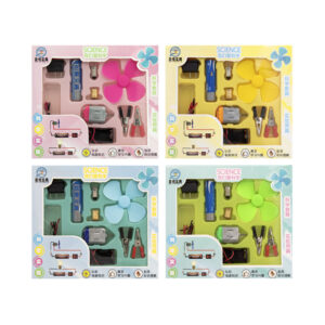 Kit para creación de circuito eléctrico o con ventilador, colores surtidos