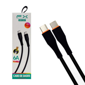 Cable de datos y carga fx tipo c -tipo c, 6a turbo, 2000mm / cabo de dados