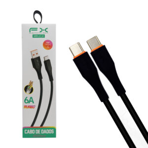 Cable de datos y carga fx usb - tipo c, 6a turbo, 1000mm / cabo de dados