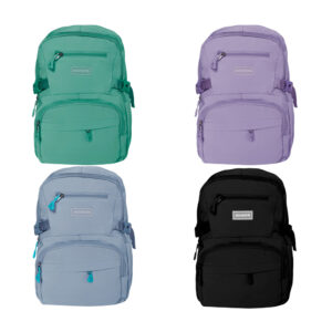 Mochila grande con 5 compartimentos, colores surtidos / mochila edison / wx-1-5