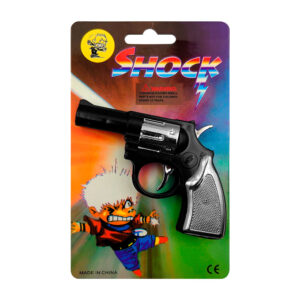 1pza Mini pistola para broma de toques y mini lamparita, variedad de usos / shock / y-d491