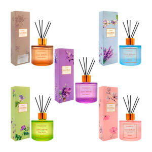 Aromatizante - difusor en frasco con fragancia de 50ml y 5 varillas negras, variedad de aromas / zxq03722 / fragance / scent diffuser / hotel series