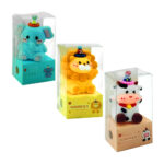 Sacapunta con forma de animal+ borrador pequeño rectangular, variedad de modelos