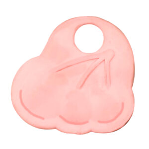 Mini mordedera de plástico con forma de cereza, variedad de colores / a-5122