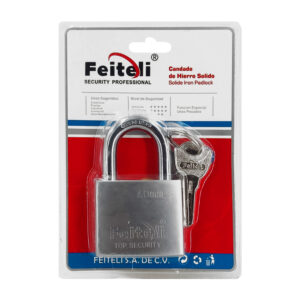Candado de hierro sólido de 40mm de gancho corto, anticorrosión, seguridad máxima / candado feiteli / b5-40mm / b540