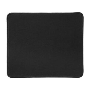 Tapete mouse pad rectangular color negro liso, 25x21cm / bbg-60593 / 60593 / l-16 / gaming mousepad / silk-gliding / speed stitch