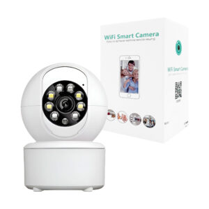 Cámara de vigilancia wifi inteligente con rotación de 360, almacenamiento en la nube, alarma en tiempo real, micrófono y puerto tf / bbg-60623 / mb-ly088-054 / wifi smart camera / cam-623
