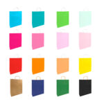 1pza Bolsa de papel extra grande para regalo en color liso y agarradera, variedad de colores 42x31x12 cm aprox / bt-2305-xl