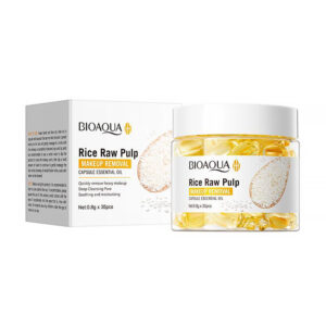 Bote con 35 cápsulas de aceite esencial para el cuidado de la piel con extracto de arroz crudo, variedad de funciones / 0.8gx35pcs / bioaqua / bqy01666