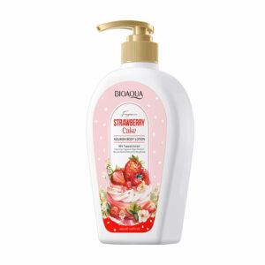 1pza Crema hidratante para el cuidado de la piel, con extracto y propiedades de fresa, variedad de usos / bioaqua / strawberry / 400ml