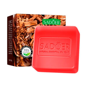 1pza Jabón dérmico en forma cuadrada, con fragancia y sensación suave, variedad de funciones / sadoer / natural plant oils