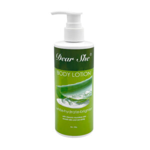 1pza Bote de crema cilíndrico para el cuidado de la piel con extracto y propiedades de aloe vera, variedad de usos / dear she / body lotion / 250g