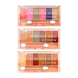 1pza paleta de sombras para ojos con 6 tonos diferentes + aplicador, variedad de tonos / cs2596 / pink 21 / sophisticated eyeshadow