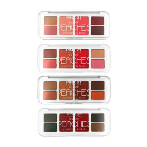 1pza paleta con 4 sombras para ojos y 2 rubores, variedad de tonos, 10g / cs2810 / sweet peaches eye shadow & blush / pink 21