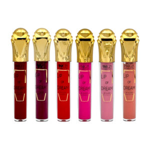 1pza brillo labial - lip gloss con aplicador diseño dorado, 5ml, variedad de tonos / cs2855 / lip of dream / pink 21