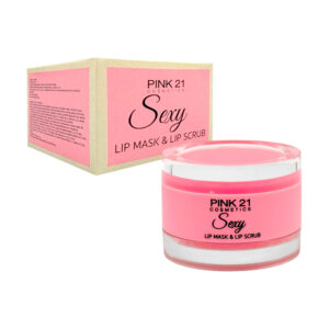1pza frasco pequeño con mascarilla - bálsamo para labios + exfoliante labial, 8g / cs2860 / sexy lip mask & lip scrup / pink 21