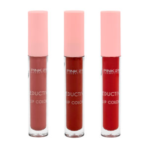 1pza brillo labial líquido lip color en tono mate con aplicador, 9ml, variedad de tonos / cs2907 / seductive lip color / pink 21