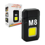 Encendedor electrónico multifuncional recargable con linterna led de emergencia y puerto tipo usb-c / dh-6002 / lighter working lamp / m8