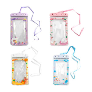 Funda protectora de plástico para el celular, inflable con broche hermético, inflable con estampado de animales kawaii, variedad de modelos / fs-27 / waterproofing / mobile phone shell