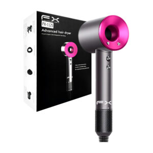 Secador de cabello profesional con 5 cabezales difusores, 3 velocidades, 4 temperaturas y base adherible, variedad de colores / fx-1125 / advanced hair dryer / fx