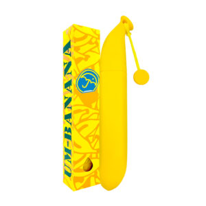 Paraguas - sombrilla de bolsillo en color liso con estuche en forma de plátano - banana y correa, variedad de colores / hy920 / um-banana