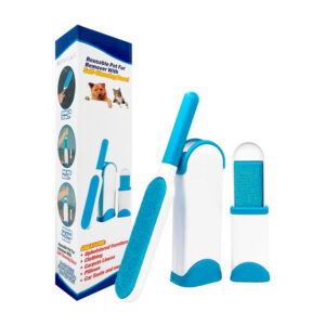 1pza Cepillo grande de doble cara con base limpiadora y cepillo pequeño, variedad de funciones / 4015 / reusable pet fur