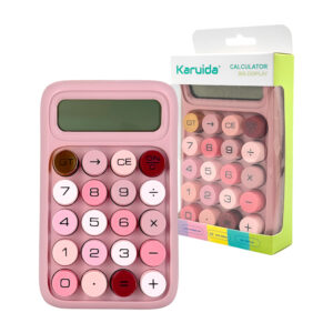 Calculadora básica de 10 dígitos, teclas mecánicas en diferentes tonalidades de color liso, portátil, variedad de colores / calculadora karuida / kk-2888h / kk2888h