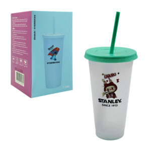 Vaso de plástico capacidad de 710ml estampado de personajes animados, variedad
