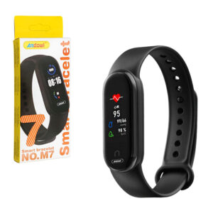 Pulsera inteligente / smart bracelet m7 andowl con sensor de ritmo cardíaco y correa de plástico / m7