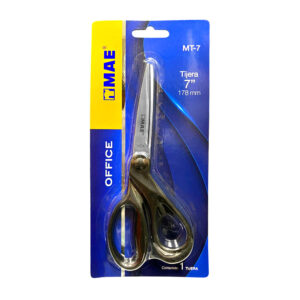 Tijeras metálicas mae de 7 pulgadas con mango de plástico para oficina, 178mm / mt-7