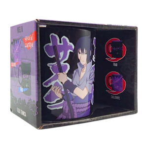 Taza edición limitada de 350ml con estampado de sasuke uchiha, térmica con diseño oculto, variedad de estampados / mug-ns-02