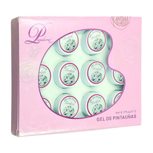 Caja con 12 mini geles de construcción / fijadores para uñas, variedad de usos / pandora nails / 5ml