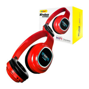 Audífonos diadema inalámbrica bluetooth andowl con diseño plegable y luces, variedad de colores / q-ej323
