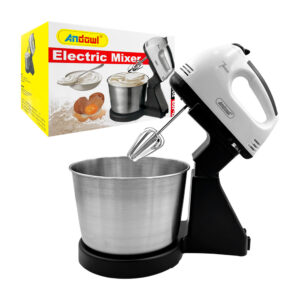 Batidora eléctrica andowl de doble barra, 7 velocidades y 2 pares de barras intercambiables, 200w / electric mixer / electric mixer / q-j09