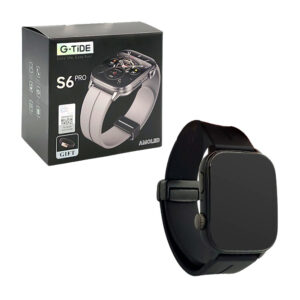 Reloj smartwatch g-tide con pantalla amoled cuadrada, 2 correas intercambiables de plástico, variedad de colores / beyond the limits / s6 pro