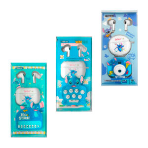 Audífonos inalambricos con estuche y funda decorativa transparente + mini proyector o consola, variedad de modelos / tws-03 / tws-04 / tws-k9