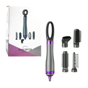 1pza Secadora para cabello con 6 cabezales intercambiables, potencia ajustable y potencia de 110v, variedad de funciones / v3-053 / hair dryer