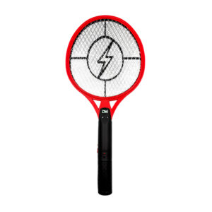 Raqueta d&m mata mosquitos - zancudos con enchufe conector para recargar, variedad de diseños y colores / xq-605