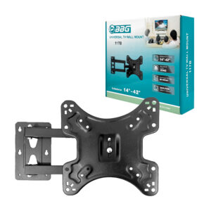 1pza Soporte metálico con brazo extensible para televisores, variedad de usos / 14-42 pulgadas / bbg / 117b