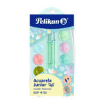Estuche con 12 acuarelas pelikan en tonos pastel + pincel, variedad / 07501225