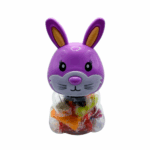 Bote en forma de conejo con 10 masas moldeables + 2 mini moldes, color surtido