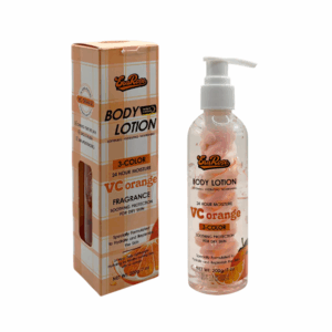 Loción corporal hidratante eva rose de 3 colores con extracto de naranja para piel seca, 200g / 8084