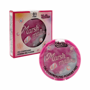 Polvo compacto de maquillaje eva rose con textura de gelatina para controlar la grasa, 5.3g / marsh mallow / 8094