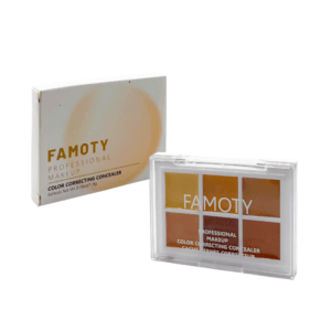 Paleta de 6 correctores en crema famoty, variedad de tonos, 6x1.8g / 820331
